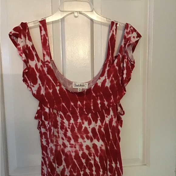 NWT Cloud Chaser off shoulder top in red and white. Size XXL - Picture 4 of 5